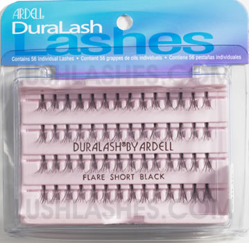 Individual False Eyelashes with  lengths from  6mm to 12mm.