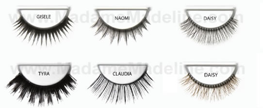 Timeless styles and chic look with  gisele, naomi, daisy, tyra, and claudia lashes.